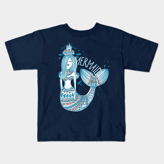 Mermaid Kids T-Shirt by annapaff